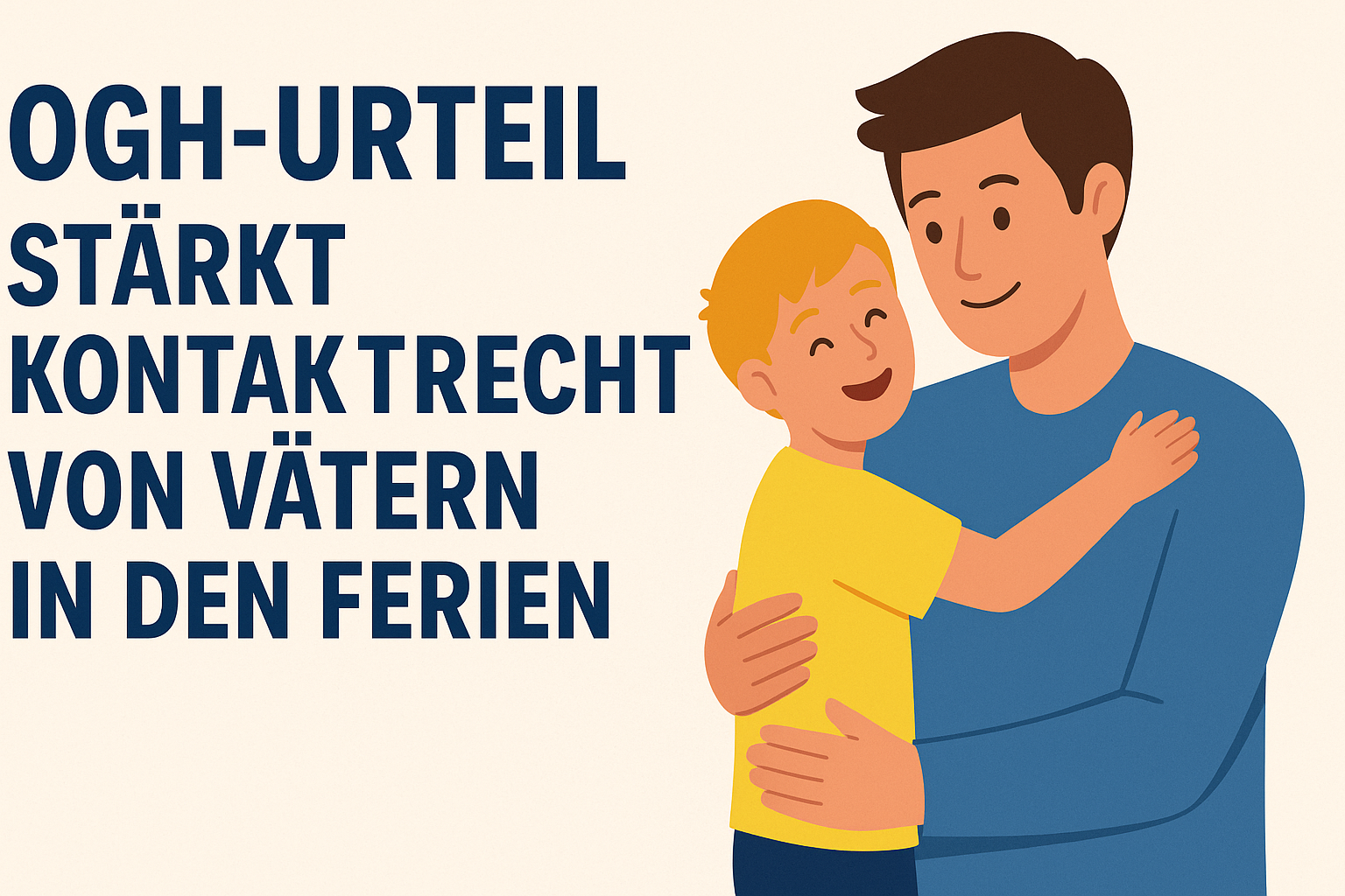 OGH-Urteil stärkt Kontaktrecht von Vätern – auch in den Ferien