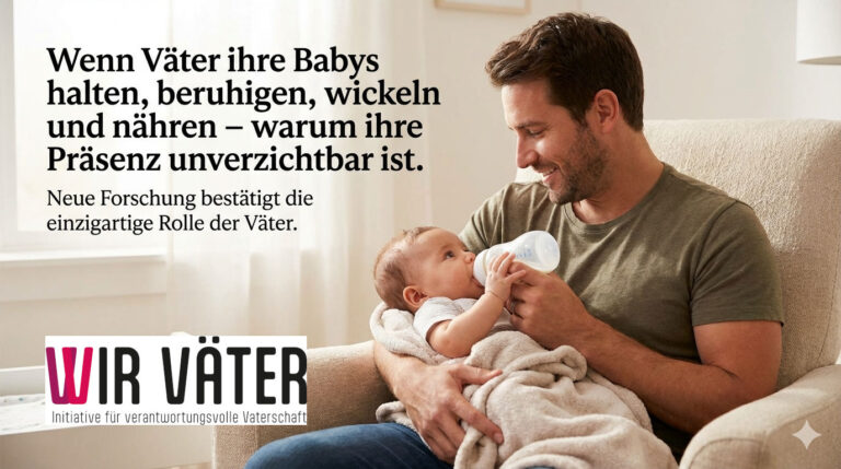 Wenn Väter ihre Babys halten, beruhigen, wickeln und nähren – warum ihre Präsenz unverzichtbar ist